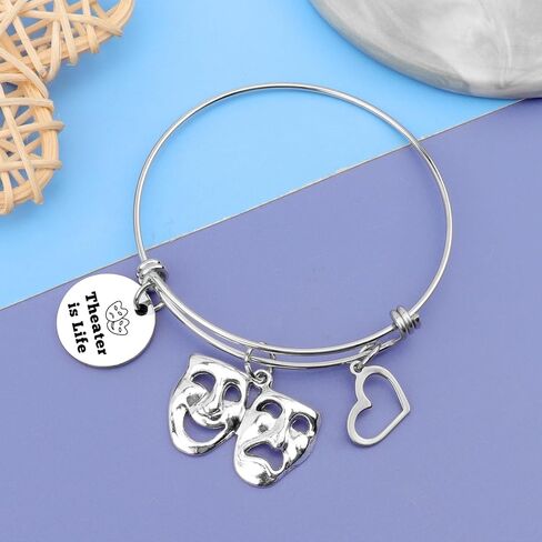 هدايا لعشاق المسرح الموسيقي سوار هدية عيد ميلاد مضحكة للممثل هدية التقاعد لمسرح الدراما هدية تقدير الدراما للنساء عشاق المسرح هدية المسرح هدية المسرح الموسيقي in Kuwait