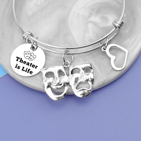 هدايا لعشاق المسرح الموسيقي سوار هدية عيد ميلاد مضحكة للممثل هدية التقاعد لمسرح الدراما هدية تقدير الدراما للنساء عشاق المسرح هدية المسرح هدية المسرح الموسيقي in Kuwait