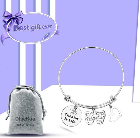 هدايا لعشاق المسرح الموسيقي سوار هدية عيد ميلاد مضحكة للممثل هدية التقاعد لمسرح الدراما هدية تقدير الدراما للنساء عشاق المسرح هدية المسرح هدية المسرح الموسيقي in Kuwait