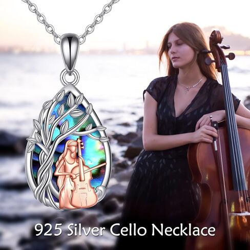 شجرة الحياة قلادة 925 فضة أذن البحر شل قلادة قلادة كتاب عشاق/الرياضة/الموسيقى عاشق مجوهرات هدايا للنساء in Kuwait