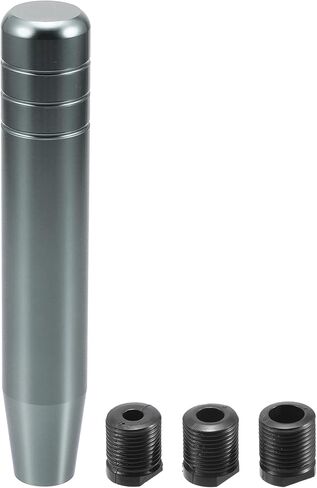 Gear Shifter Knob Kit, 18cm Car Shift Lever Knob Universal for Automatic and Manual Vehicle Durable Aluminum Alloy Blue with 3 Adapter in Saudi Arabia