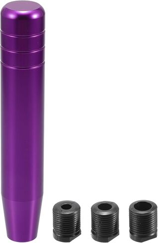 Gear Shifter Knob Kit, 18cm Car Shift Lever Knob Universal for Automatic and Manual Vehicle Durable Aluminum Alloy Blue with 3 Adapter in Saudi Arabia