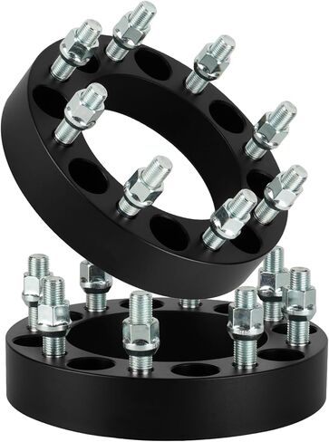 8x6.5 1.5inch Wheel Adapters 8x165.1mm Fit for Chevrolet Avalanche 2500 C2500 C3500 K2500 K3500 Silverado 2500, 126.15mm Bore 14x1.5 Fit for GMC C2500 C3500 K2500 K3500 Savana 2500 3500 Sierra 3500 in Saudi Arabia
