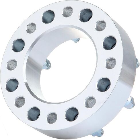 SCITOO 4X 2 بوصة 8x165.1 مللي متر إلى 8x165.1 مللي متر فواصل العجلات 8 العروة 50 مللي متر 8x6.5 إلى 8x6.5 مناسبة لـ 2001-2010 لـ Silverado 2500 HD | لـ Express 3500 لـ GMC Sierra 1500 HD مع ترصيع 14x1.5 in Saudi Arabia