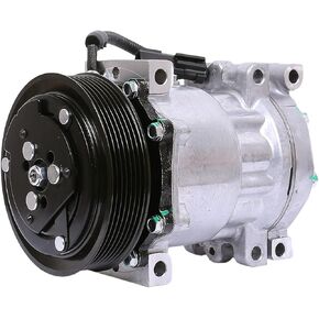 FKG AC Compressor and AC Clutch 04849040AD fit for 96-01 Dodge Dakota 3.9L, 96-02 Dodge Ram 1500 3.9L 5.9L (with 16mm Ports), 94-01 Dodge Ram 2500 5.2L, 02-09 Dodge Ram 4000 5.7L
