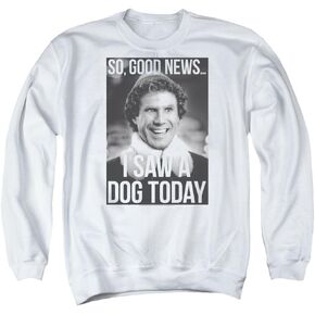 Elf Must Love Dogs Unisex Adult Crewneck Sweatshirt for Men and Women