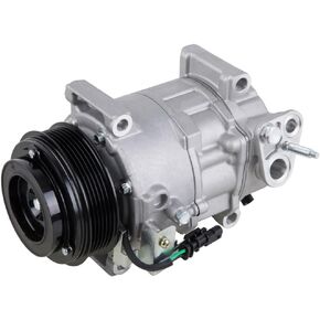 AC Compressor & A/C Clutch For Chevy Silverado GMC Sierra 6.6L Duramax Diesel 2015 2016 2017 2018 - BuyAutoParts 60-04040NA New