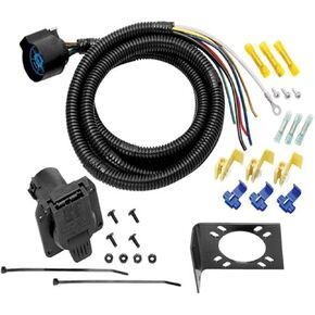 Tow Ready 20223 7-Way Trailer Wiring Harness, Silver
