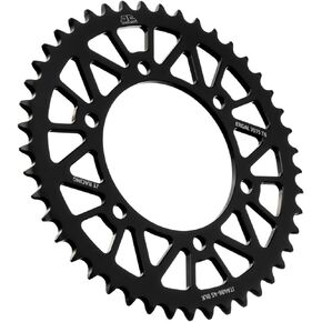 JT Sprockets JTA486.45BLK Black Racelite Anodized Aluminum 7075 T6 Rear Sprocket, Single