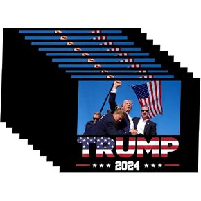 10 عبوات من ملصقات ترامب التي فاتك أقوى ترامب نجا من طلقة ترامب 2024، مقاومة للرصاص في بنسلفانيا بنسلفانيا، ملصقات قوية لملصقات السيارات in Kuwait