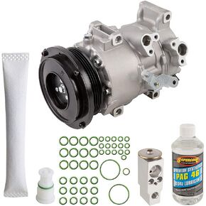 AC Compressor & A/C Kit For Toyota Camry 2.5L 2010 2011 - Includes Drier, Expansion Valve, PAG Oil & O-Ring Seals - BuyAutoParts 60-81533RK NEW