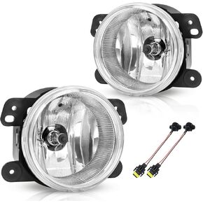مصابيح الضباب AUTOSAVER88 متوافقة مع 2007-2009 Jeep Wrangler 05-07 Dodge Magnum 2009 Journey 2006-2010 Chrysler PT Cruiser 2005 2006 2007 2008 2009 2010 Chrysler 300 Touring Fog Lamp استبدال in Kuwait