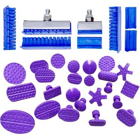Dent Puller Tabs,Glue Tabs for Dent Removal,Car Dent Repair,Patinless Dent Repair Kit for Long Dents and Minor Dents,Suitable Removal Hail Damage(Consumables)