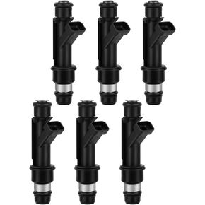Fuel Injectors 6Pcs Compatible with Chevrolet Colorado GMC Canyon 2.8L 2.9L 3.5L 3.7L 2004-2007,for Chevrolet Trailblazer GMC Envoy Buick Rainier Saab 9-7x 4.2L 2005-2007,4 Holes,171146145