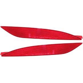 For Hyundai Sonata 2011 2012 2013 Rear Bumper Reflector Pair Driver and Passenger Side (DOT Certified) HY2830102, HY2831102