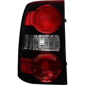 KUAFU RH Tail Light Halogen Compatible with 2006-2010 Ford Explorer Taillight Rear Brake Lamp Replacement for 6L2Z13404CA FO2819140 Plastic Right