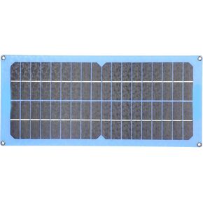 Photovoltaic Module, Home Charging 15W Flexible Solar Panel Kit IP65 Waterproof 18V High Efficiency with Cable for Car for RV for Boat