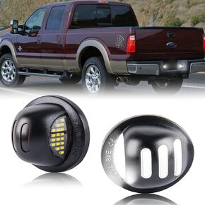 Gempro Led License Plate Lights Compatible with Ford F150 F250 F350 F450 F550 Superduty Bronco Excursion Ranger Expedition Explorer Blue Neon Tube Tag Lamps