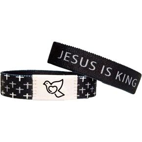 Bible Verse Bracelets with NFC, Christian Wearable Daily Bible Verse Bracelet Daily Devotional Bracelet Scripture Bracelets Religious Halloween，Christmas Gifts for Men Women Teens