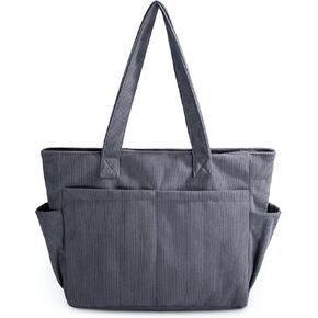 Oversized Corduroy Tote – Stylish, Lightweight Shoulder Bag for Work, Travel, and Daily Essentials