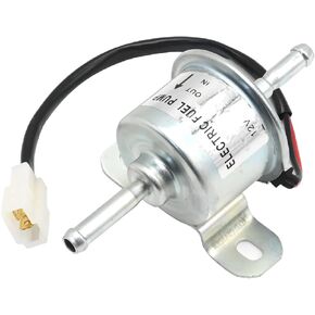 490402065 12V Fuel Pump, Replacement for Kawasaki Engines, Replacement for John Deere Compact Tractors Fairway Mowers Front Mount Mowers, Replaces 49040-2065, AM876266