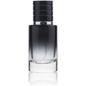 Black Perfume Atomizer Portable High-Grade Glass Spray 30ml Refillable Small Bottle Travel Cosmetics Outdoor Dispensing Mini Spray Bottle,Refillable Containers,Refillable Cosmetic Spray Bottles