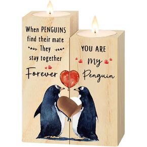 Gifts for Him/Her, Anniversary Wedding Gifts for Men or Women- Heart Shaped Candle Holders, Romantic Christmas, Valentines Day Gifts for Couple Boyfriend Girlfriend Wife Husband