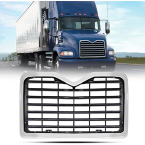 Front Chrome Grill Grille Compatible With 1996-2007 Mack Vision Grille Semi Trucks