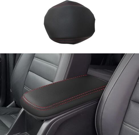 Rifoda Center Console Armrest Cover for 2015-2022 Chevy Colorado/GMC Canyon Accessories Arm Rest Box Pad Console Lid Protection Saver (Carbon Fiber with Black) in Saudi Arabia