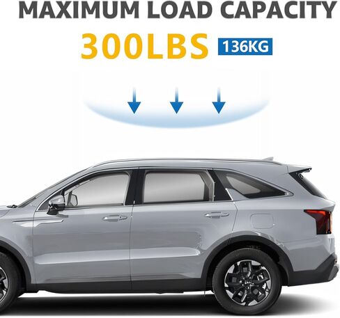 Roof Rack Cross Bars Compatible with Kia Sorento 2021-2025 & Sorento HYBIRD 2021-2025, Adjustable Aluminum Heavy Duty 300 LBS Anti-Theft Lock Cargo Carrier Rooftop Crossbar for Bike,Snowboard,Luggage in Saudi Arabia