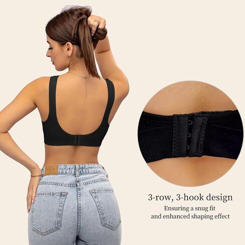 Wireless Sports Bralettes Bra with Support Minimizer No Underwire Comfort Full Coverage Bra for Women in Saudi Arabia