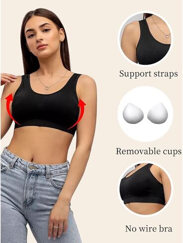 Wireless Sports Bralettes Bra with Support Minimizer No Underwire Comfort Full Coverage Bra for Women in Saudi Arabia