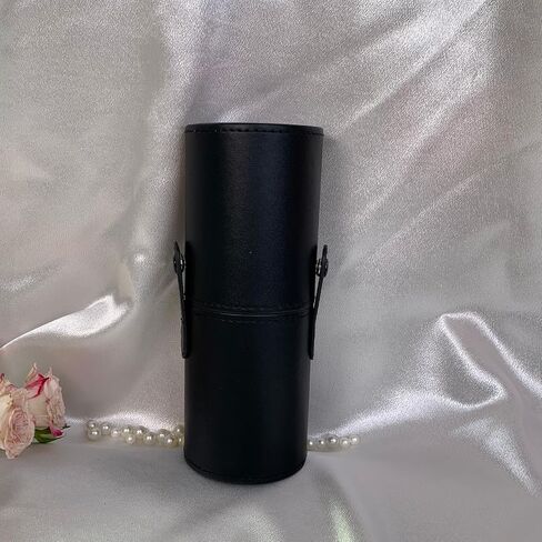 Makeup Brush Holder Travel Brushes Case Bag Cup Storage Dustproof for Women (Black) in Saudi Arabia