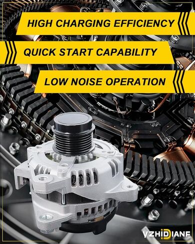 مولد تيار ثابت لـ: -Toyota Camry 2007-2009 Corolla 2009 2010 Matrix 2009-2013 لـ: -Pontiac Vibe 2009-2010، لـ: -Scion Xb 2008-2015، 2.4L L4 12V CW 100Amp OE# 400-52167R VND0396 in Kuwait