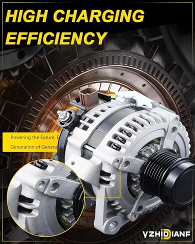 مولد تيار ثابت لـ: -Toyota Camry 2007-2009 Corolla 2009 2010 Matrix 2009-2013 لـ: -Pontiac Vibe 2009-2010، لـ: -Scion Xb 2008-2015، 2.4L L4 12V CW 100Amp OE# 400-52167R VND0396 in Kuwait