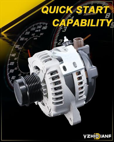 مولد تيار ثابت لـ: -Toyota Camry 2007-2009 Corolla 2009 2010 Matrix 2009-2013 لـ: -Pontiac Vibe 2009-2010، لـ: -Scion Xb 2008-2015، 2.4L L4 12V CW 100Amp OE# 400-52167R VND0396 in Kuwait