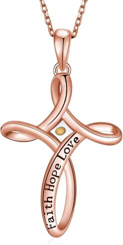 Mustard Seed Necklace 925 Sterling Silver Celtic Cross Necklace with Mustard Seed Faith Hope Love Pendant Jewelry Gifts for Women in Saudi Arabia