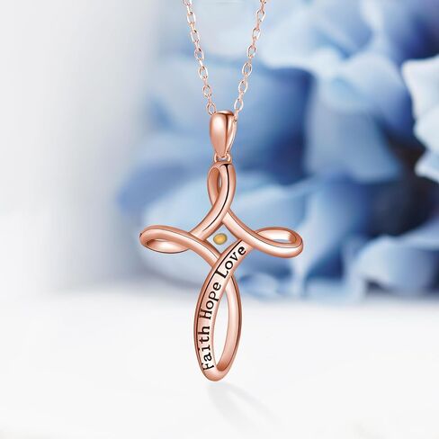 Mustard Seed Necklace 925 Sterling Silver Celtic Cross Necklace with Mustard Seed Faith Hope Love Pendant Jewelry Gifts for Women in Saudi Arabia