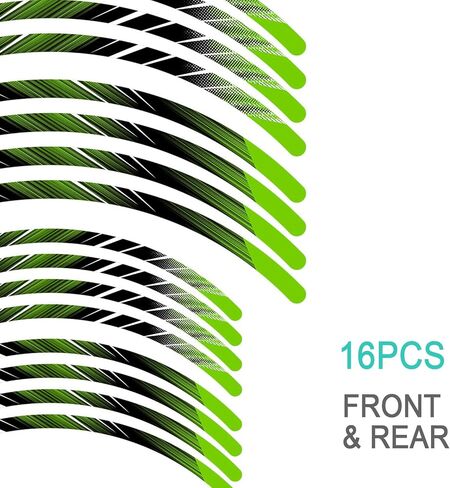 KETABAO MX Bike Rim Tape L02 Decals Stickers Protector 21 18 inch Compatible with TT-R230 TTR230 TT-R250 TTR250 (Blue) in Kuwait