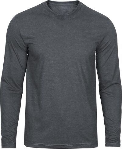 Decrum Summer Long Sleeve Shirts for Men - Soft Breathable Crew Neck Mens Tshirts Full Sleeve Tees in Kuwait