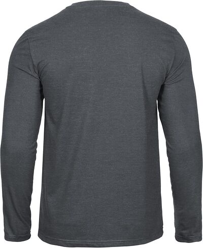 Decrum Summer Long Sleeve Shirts for Men - Soft Breathable Crew Neck Mens Tshirts Full Sleeve Tees in Kuwait