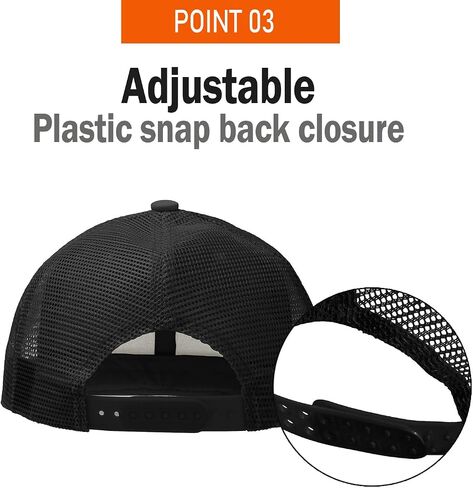 PLAIN GEAR Foam(Sponge) Front Mesh Back 5 Panel Trucker Hat, Adjustable, Light Weight Snapback Cap Solid/Two Tone in Saudi Arabia