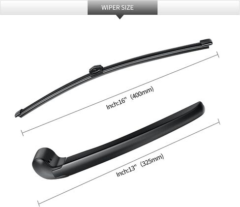 ONLY Rear Wiper, Replacement for Toyota C-HR, For Mazda CX-5 CX-7 CX-9, For Hyundai Santa Fe 2007-2012 Rear Windshield Wipe in Saudi Arabia