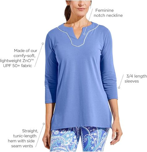 سترة Coolibar للسيدات بعامل حماية من أشعة الشمس 50+ - حماية من الشمس in Kuwait