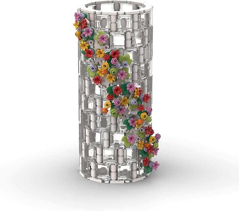 WOWOBONTOY Flower Vase Building Kit, 473PCS Flower Vase Botanical Collection Dried Flower Vase Decor Kit for Flower Bouquet 10280 10313, Mothers Day/Christmas Day Decorations in Kuwait