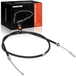 A-Premium Rear Passenger Side Parking Brake Cable Assembly Compatible with Dodge Models: Ram 1500 1995 1996 1997 1998 1999