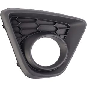 TRQ Front Right Fog Light Bezel Black Passenger Side Compatible with 2013-2015 Mazda CX-5 MA1039112