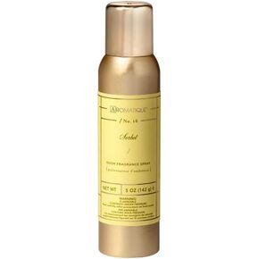 Aromatique Sorbet Fragrant Aerosol Room Spray in 5 oz Gold Bottle for Home and Gift