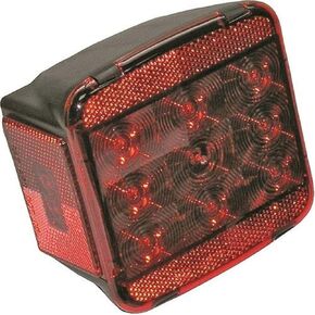 Peterson Manufacturing V840 Light (LED, Stop, Turn & Tail & SM Without License Light 4.84'X4.76'), 1 Pack