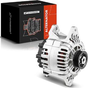 A-Premium Alternator Compatible with Kia Sephia 1999-2001, Spectra 2000-2004, L4 1.8L,12V 110A CW 4-Groove Pulley, Replace# 400-40018, OK2AA-18-300, 2655553
